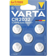 Varta Lithium CR2032 (4+1 gratuite)