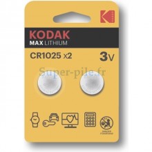 Kodak lithium CR1025 (blister de 2)