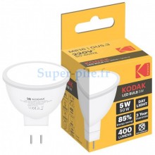 Kodak ampoule LED MR16 GU5.3 5W 4000°K