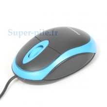 OMEGA SOURIS FILAIRE 1200DPI BLEUE