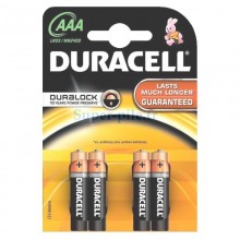 Piles alcalines AAA Duracell Plus Power(blister de 4)