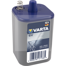 Pile plastique à ressort Varta 4R25