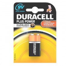 Blister de 1 pile alcaline 9V - 6LR61 Duracell Plus Power