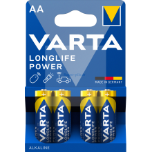 Piles alcalines AA Varta Longlife Power (blister de 4)