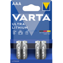 Blister de 4 piles lithium Varta AAA