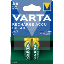 Piles rechargeables HR6 - AA 800Mah pour Appareils solaire (blister de 2)