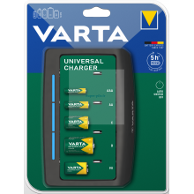 Chargeur Universel Easy Energy. Charge les piles AA, AAA, C, D et 9V